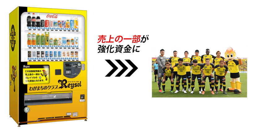 コカ コーラボトラーズジャパン 柏レイソル支援自販機の設置のお願い 柏レイソル Official Site