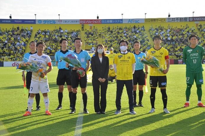 レイソル長生 ハーフダウン 黒 ヨネックス 8/27FC東京戦